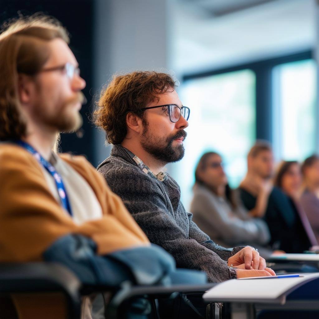People on a seminar
